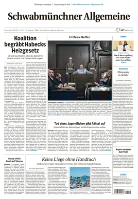 Cover of Schwabmunchner Allgemeine