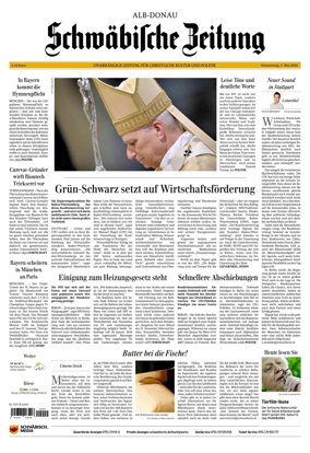 Cover of Schwabische Zeitung (Alb-Donau)