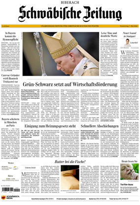 Cover of Schwabische Zeitung (Biberach)