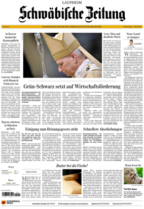 Cover of Schwabische Zeitung (Laupheim)