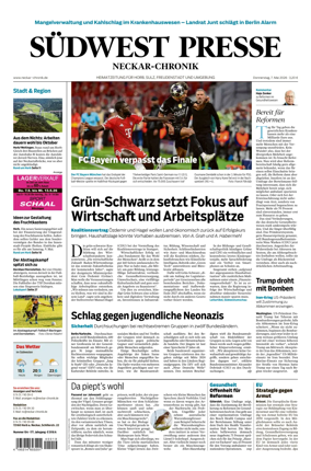 Cover of SUDWEST PRESSE - Neckar-Chronik