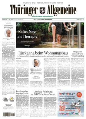 Cover of Thuringer Allgemeine (Muhlhausen und Bad Langensalza)