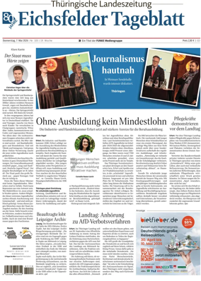 Cover of Thuringische Landeszeitung (Eichsfeld)