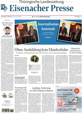 Cover of Thuringische Landeszeitung (Eisenach)