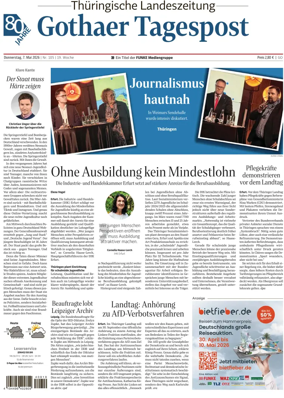 Cover of Thuringische Landeszeitung (Gotha)