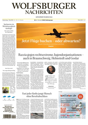 Cover of Wolfsburger Nachrichten (Wolfsburg-Gifhorn)