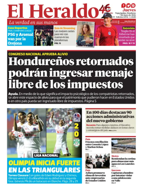 Cover of Diario El Heraldo