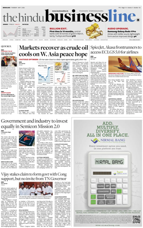 Cover of BusinessLine (Bangalore)