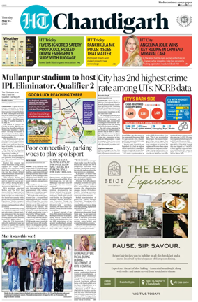 Cover of Hindustan Times (Chandigarh) - Live