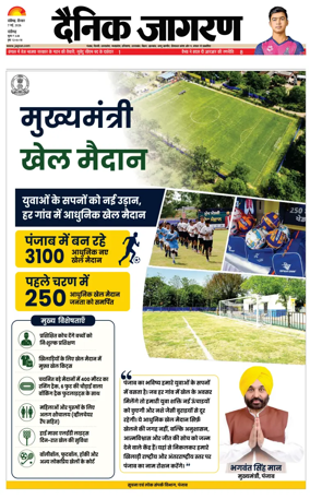 Cover of Dainik Jagran - Chandigarh