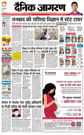 Cover of Dainik Jagran - Dhanbad