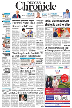 Cover of Deccan Chronicle