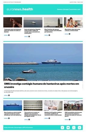 Cover of Euronews Health (Portuguese)