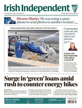 Cover of Irish Independent