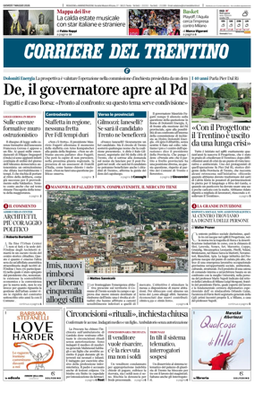 Cover of Corriere del Trentino