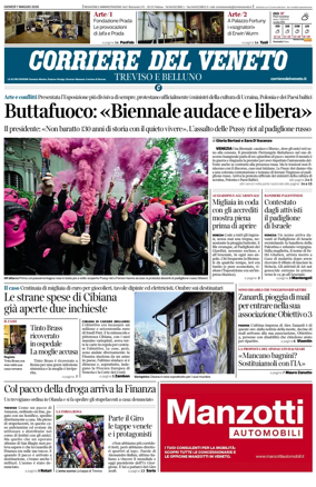 Cover of Corriere del Veneto (Treviso e Belluno)