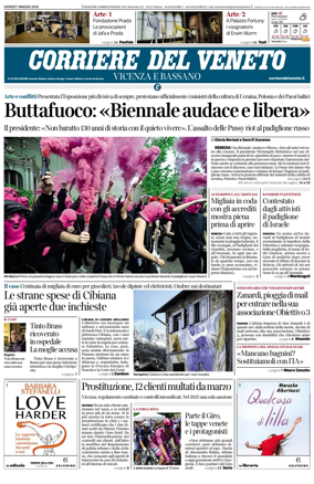 Cover of Corriere del Veneto (Vicenza e Bassano)