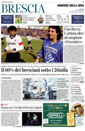 Cover of Corriere della Sera (Brescia)