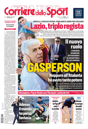 Cover of Corriere dello Sport (Lazio)