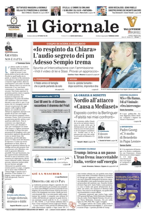 Cover of Il Giornale (Italy)
