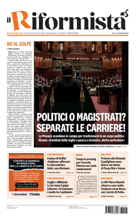 Cover of Il Riformista (Italy)