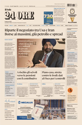 Cover of Il Sole 24 Ore