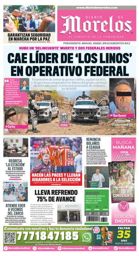 Cover of Diario de Morelos
