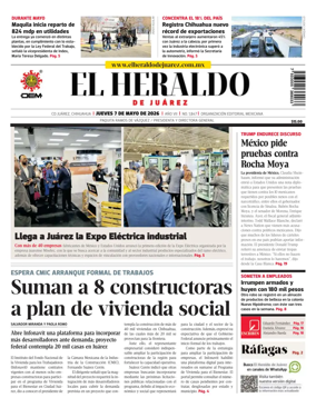 Cover of El Heraldo de Juarez