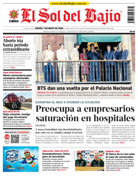 Cover of El Sol de Bajio