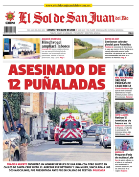 Cover of El Sol de San Juan del Rio