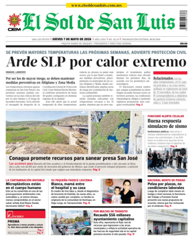 Cover of El Sol de San Luis Potosi