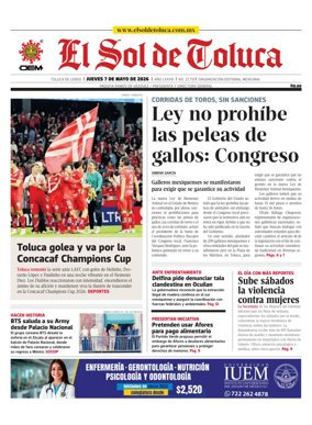 Cover of El Sol de Toluca
