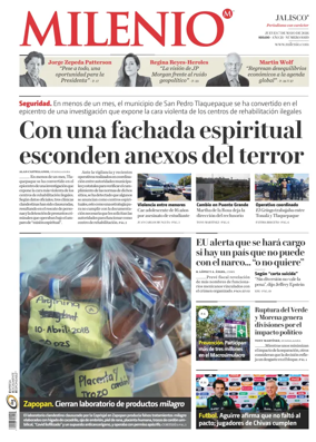 Cover of Milenio Jalisco