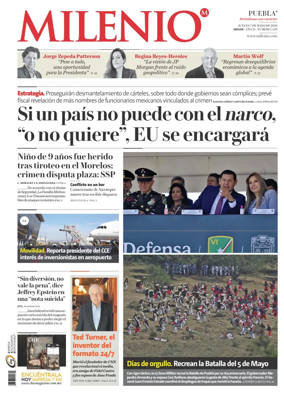 Cover of Milenio Puebla