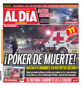 Cover of Periodico Al Dia (Salamanca)