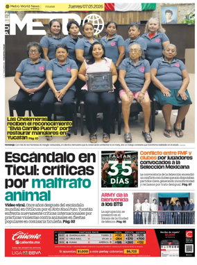 Cover of Publimetro Merida