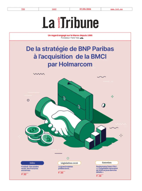 Cover of La Nouvelle Tribune