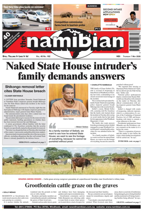 Cover of The Namibian
