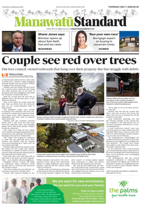 Cover of Manawatu Standard