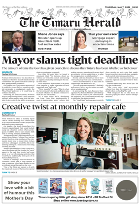 Cover of The Timaru Herald