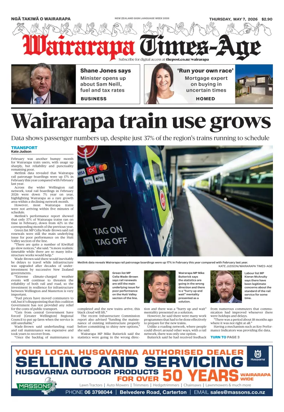 Cover of Wairarapa Times-Age (NZ)