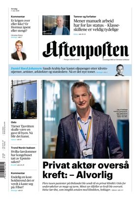 Cover of Aftenposten