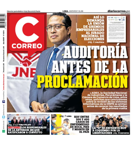 Cover of Diario Correo