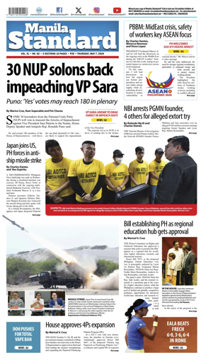 Cover of Manila Standard