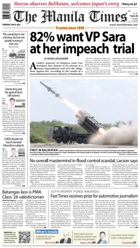 Cover of The Manila Times