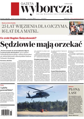 Cover of Gazeta Wyborcza