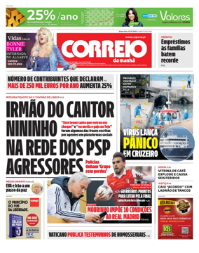 Cover of Correio da Manha