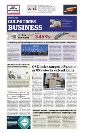 Cover of Gulf Times Business