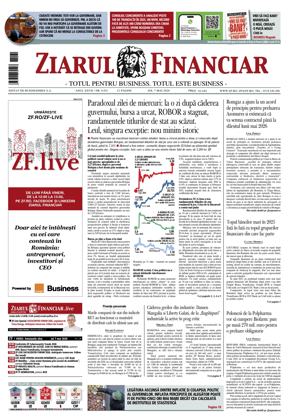 Cover of Ziarul Financiar