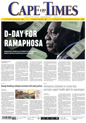 Cover of Cape Times